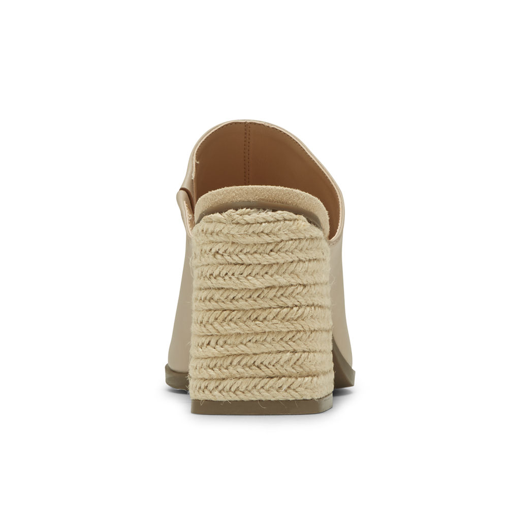 Rockport Womens Total Motion Amara - Slides Beige - HMI461895